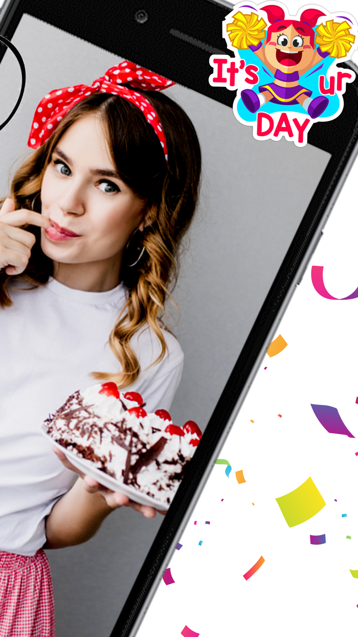 Birthday Stickers and Frames