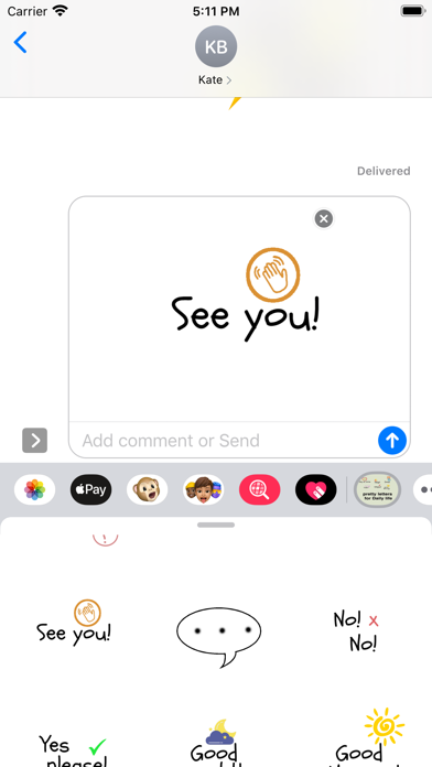 Pretty letters for Daily life Screenshot