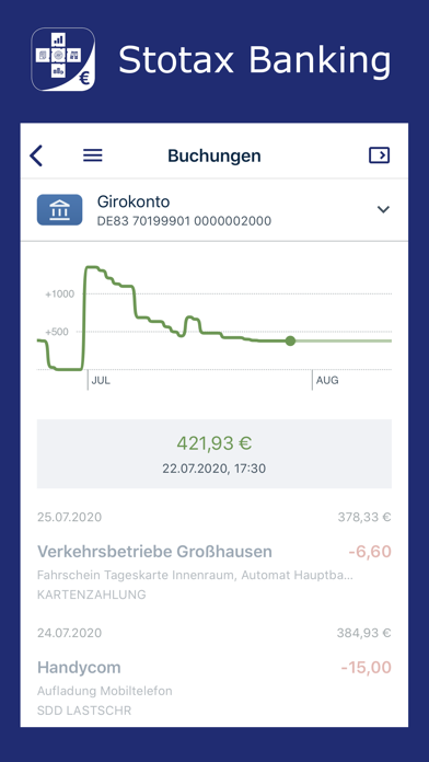 Stotax Banking Screenshot
