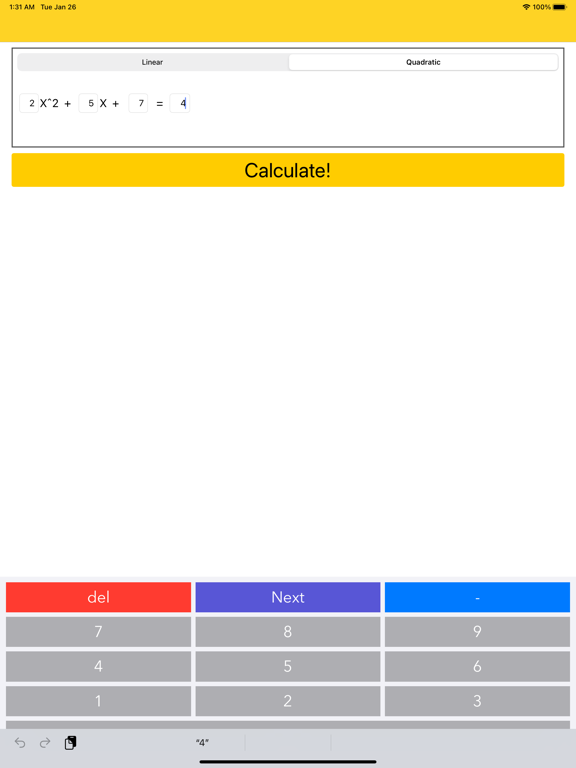 Screenshot #4 pour Algebra Calculator App