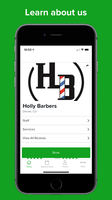 Holly Barbers Screenshot