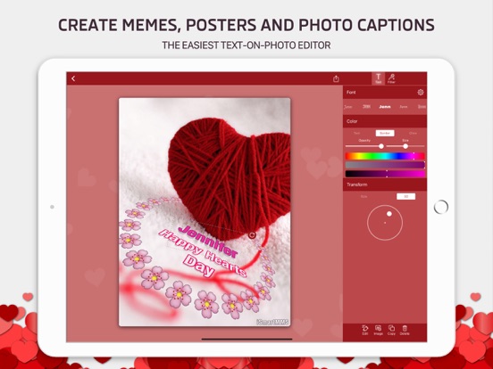 Screenshot #5 pour Love Greeting Cards Maker