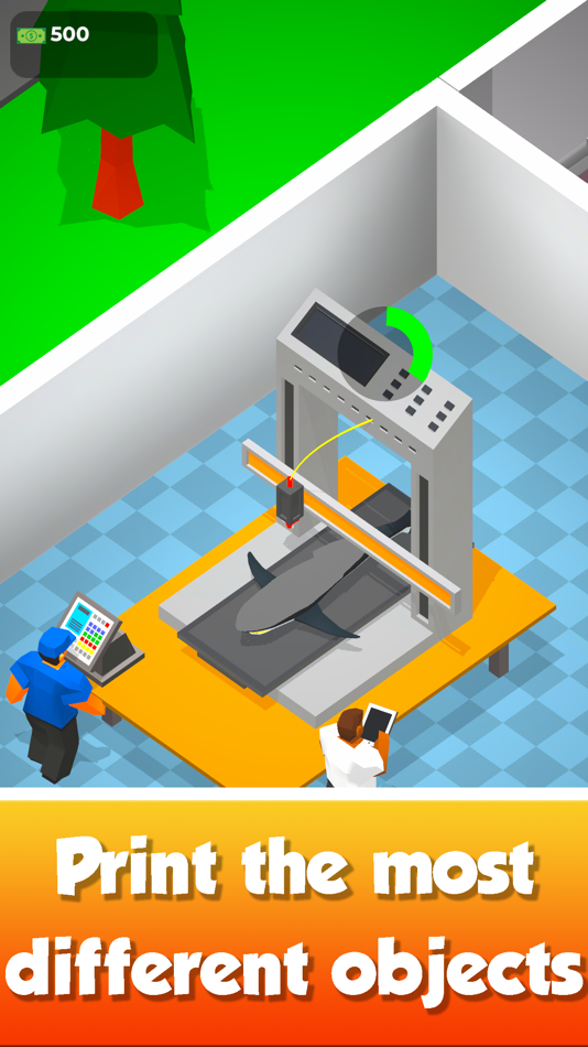 #1. Idle 3D Printers Factory (iOS) 由: Nikita Subachev