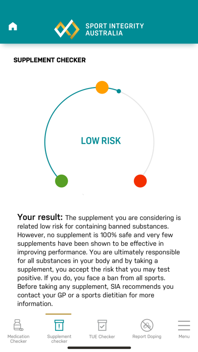 Sport Integrity Australia Screenshot