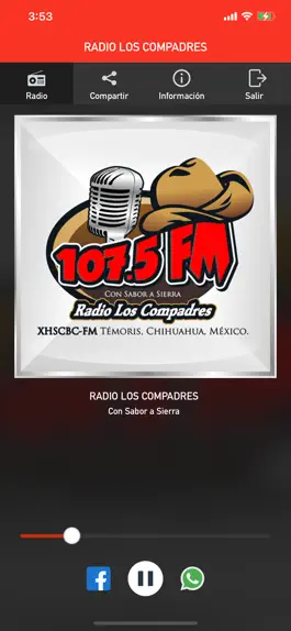 Game screenshot Radio Los Compadres 107.5 FM mod apk