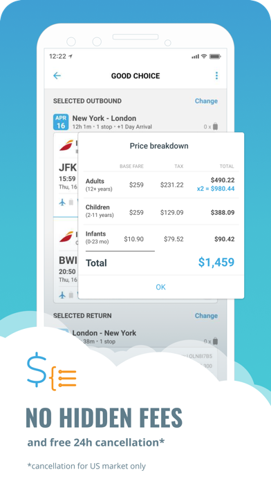 Fareboom Discount Flights Screenshot