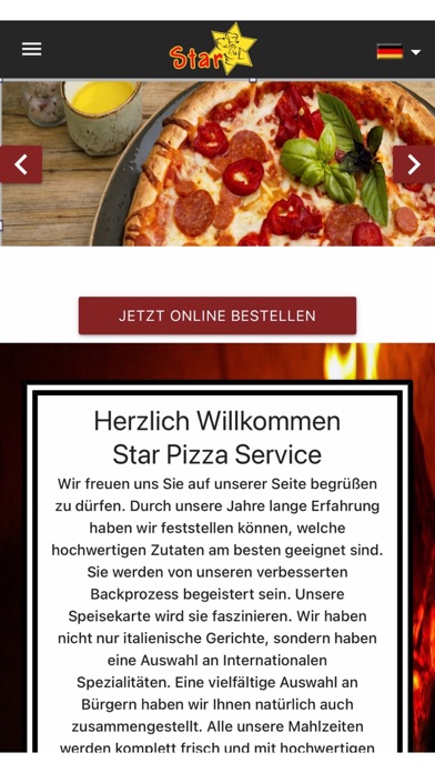 Star Pizza Service Screenshot