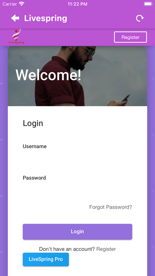 #1. Livespring App (iOS) By: Livespring