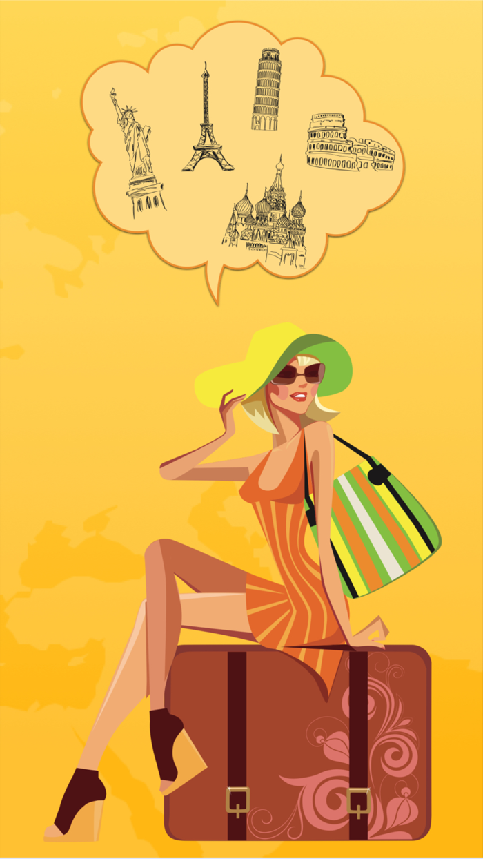 Worldy Travel Stickers