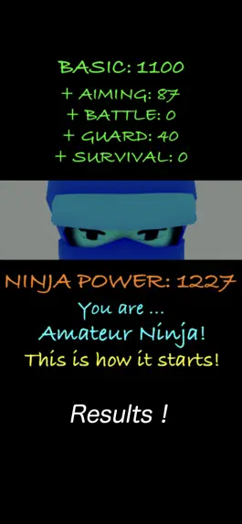 Game screenshot Ninja Power Test hack