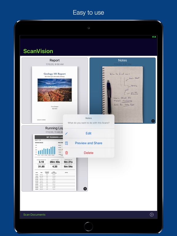 Screenshot #5 pour ScanVision PDF scanner