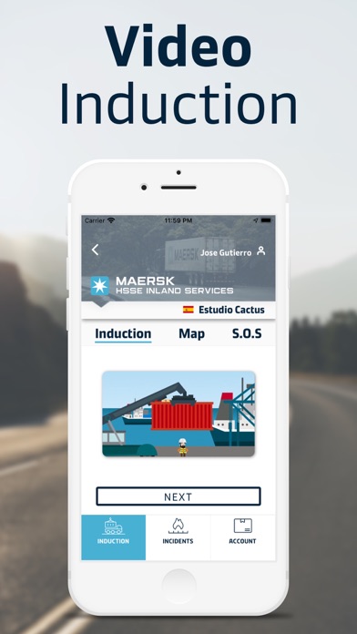HSSE Maersk Landside Services Screenshot