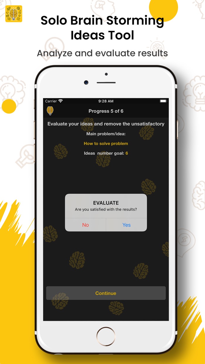 Solo Brain Storming Ideas Tool