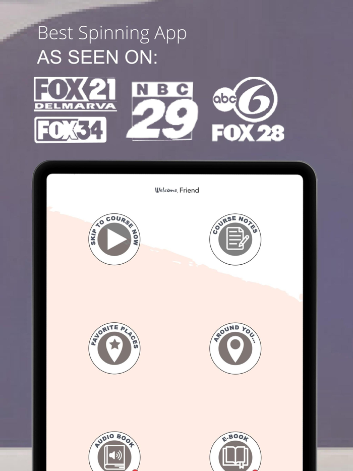 Spinning Sweat Exercise App