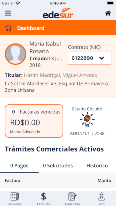 Edesur Movil Screenshot