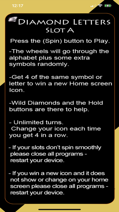 Diamond Letters Slot A screenshot 4
