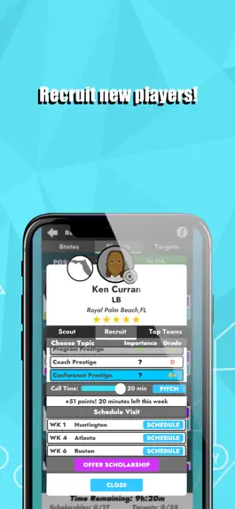 Game screenshot College Football: Dynasty Sim apk