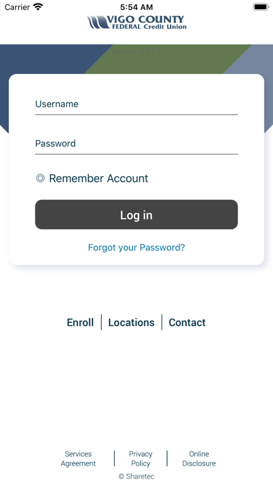 Vigo County FCU Screenshot