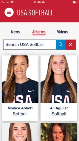 Game screenshot USA Softball Mobile App hack