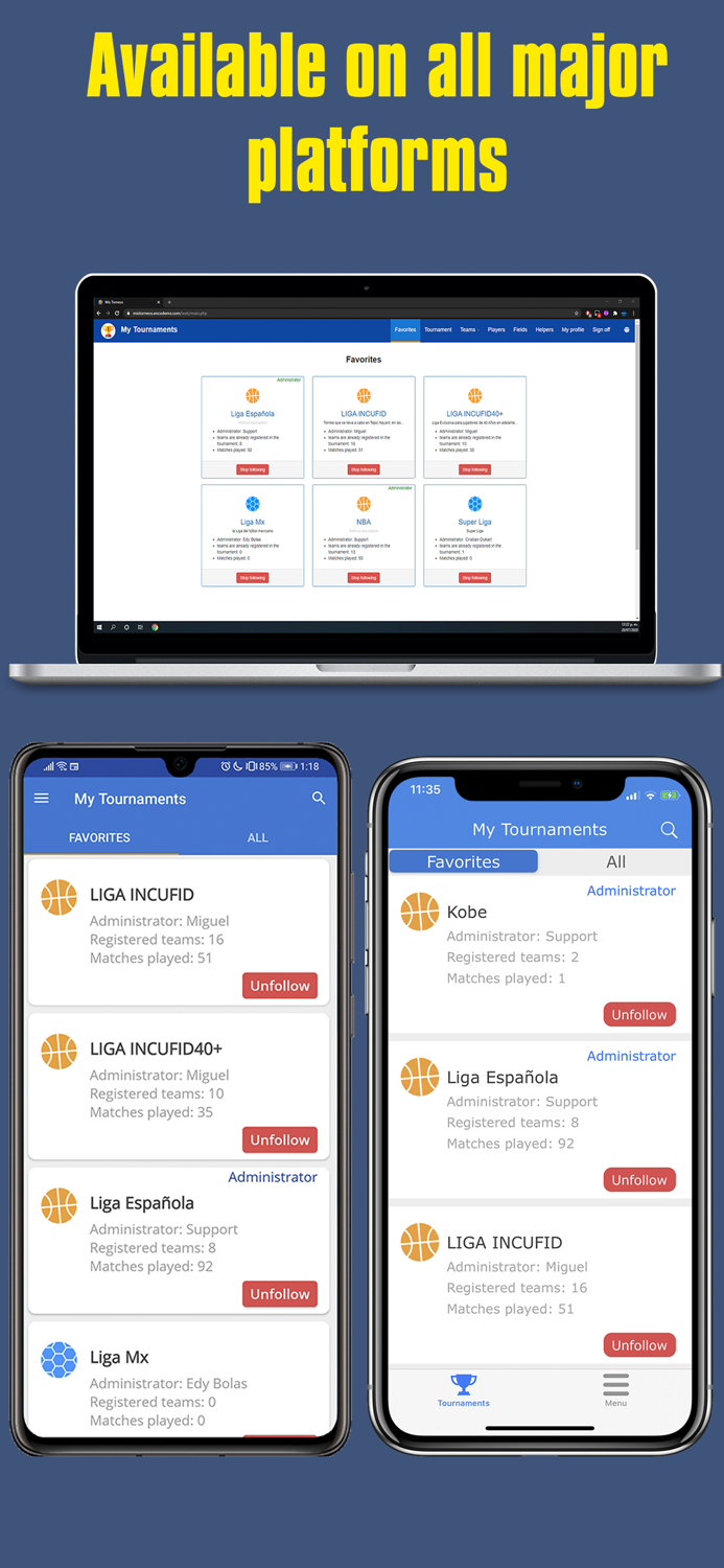 My Tournaments Manager