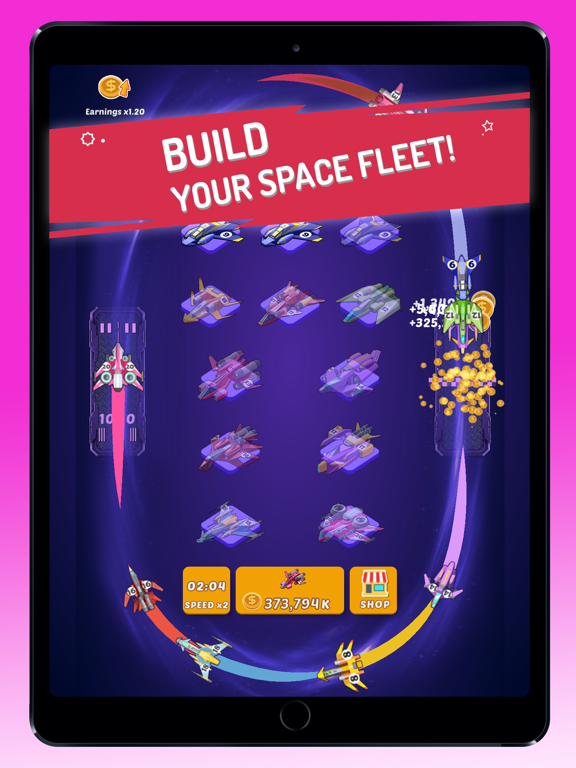 Screenshot #4 pour Merge Spaceships - Idle Game