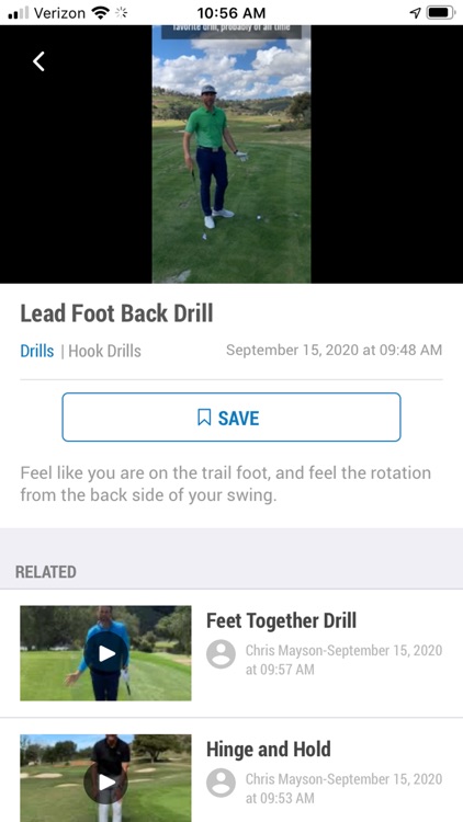 Chris Mayson Golf App