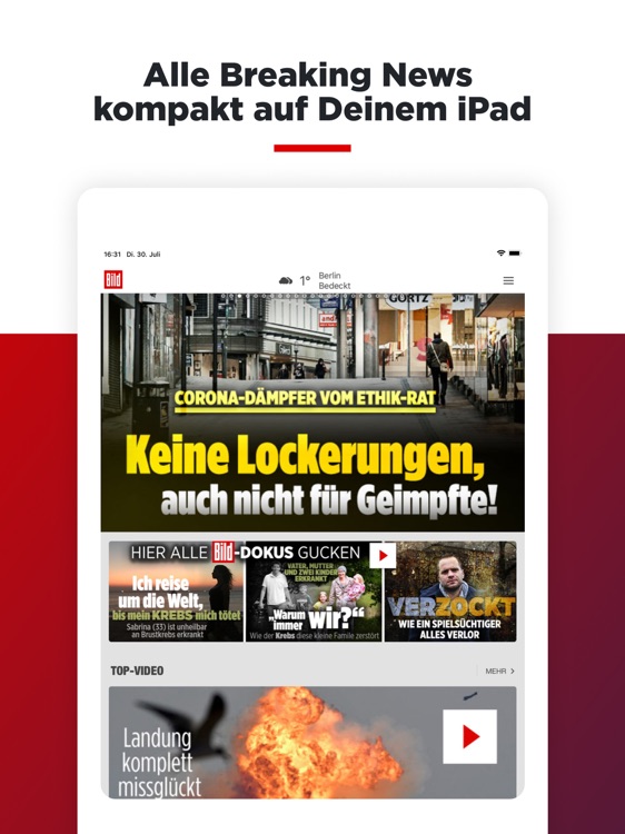 BILD fürs iPad - Nachrichten