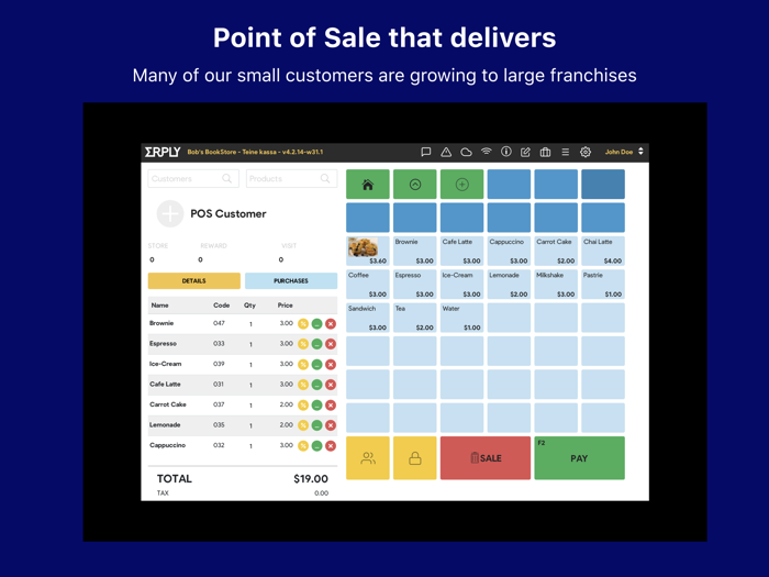 Erply POS with TriPOS and Star