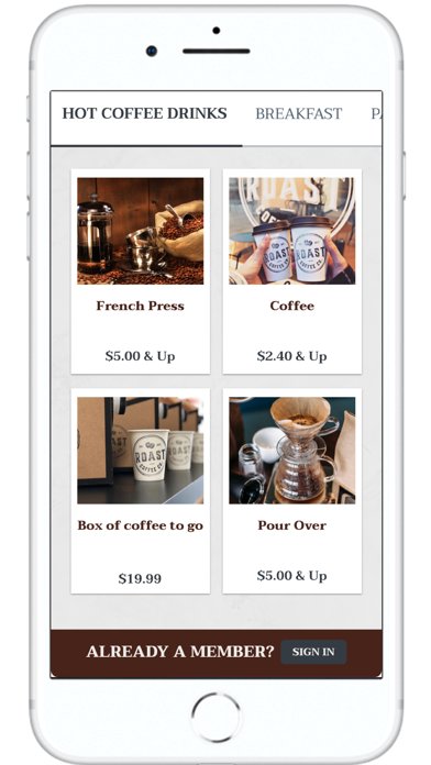 Roast Coffee Co Screenshot