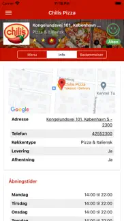 chilis pizza iphone screenshot 2