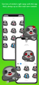 Sloth Stickers . screenshot #3 for iPhone