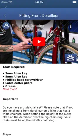 Game screenshot Bicycle Maintenance Guide apk