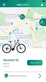 bike sharing greece iphone screenshot 1