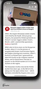 Romania Insider daily news screenshot #3 for iPhone