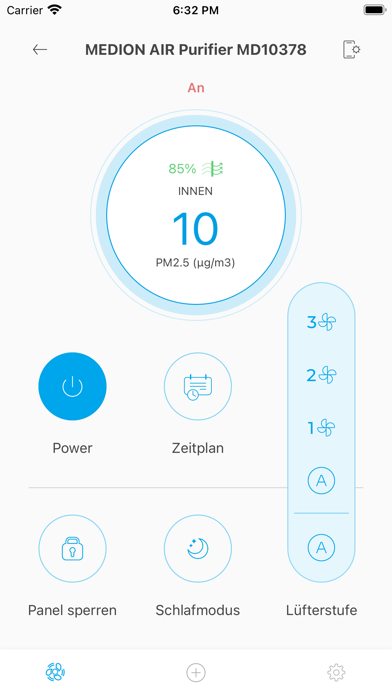 MEDION® Air iPhone app afbeelding 4