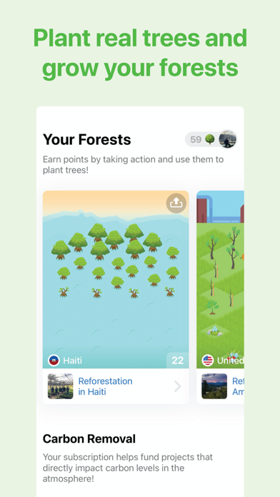 LiveGreen Daily Carbon Tracker screenshot 3