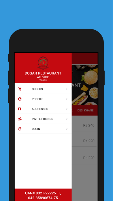 Dogar Restaurant Screenshot