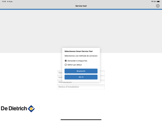 Screenshot #4 pour De Dietrich Service Tool