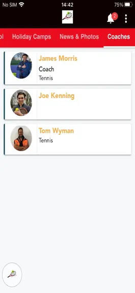 Game screenshot James Morris Tenis Coaching hack