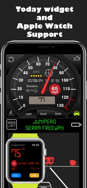 Tachometer kmh Kilometerzähler im App Store