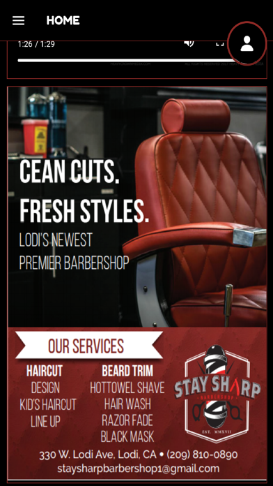 Stay Sharp Barbershop Screenshot