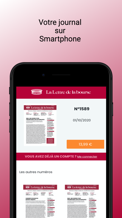 La Lettre de la bourse Kiosk Screenshot