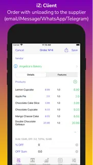 iz: client iphone screenshot 1