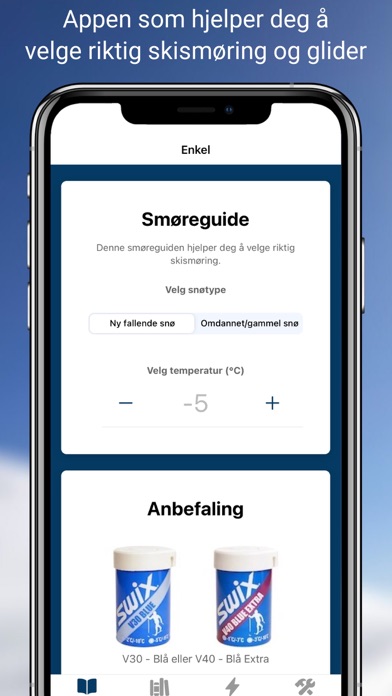 Skismøring - grad for grad Screenshot