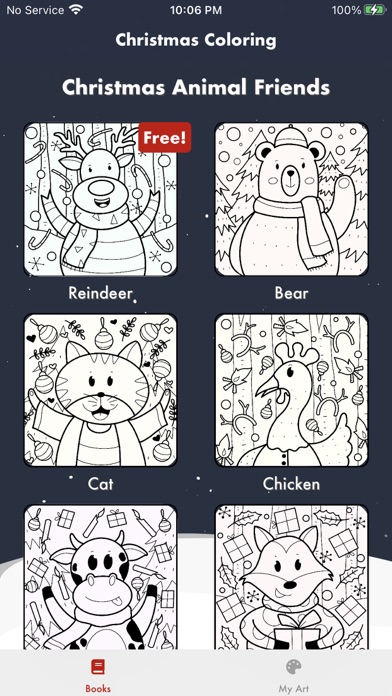 Coloring Christmas Book Screenshot