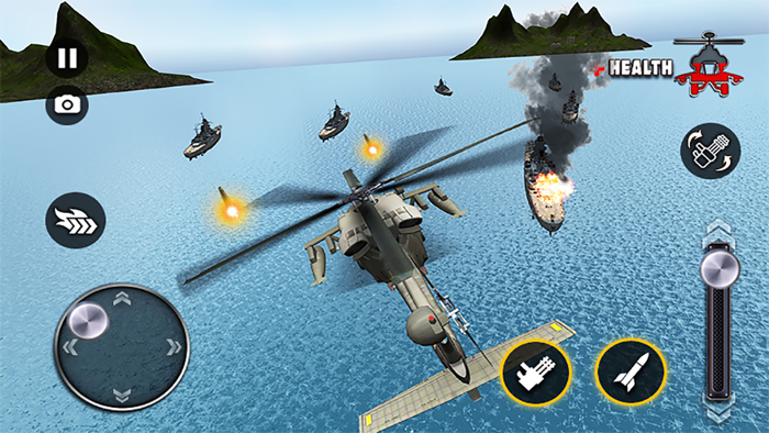 Helicopter Gunship Combat