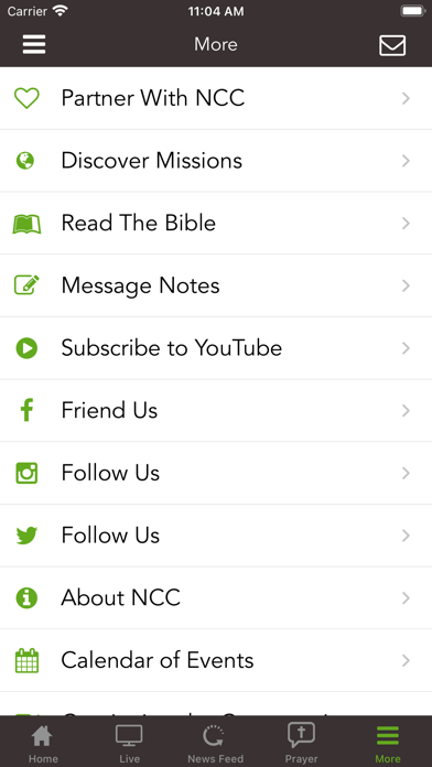 North Central Church Screenshot