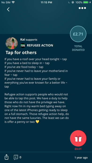 MiniDeed iPhone screenshot 4 - Social Networking app