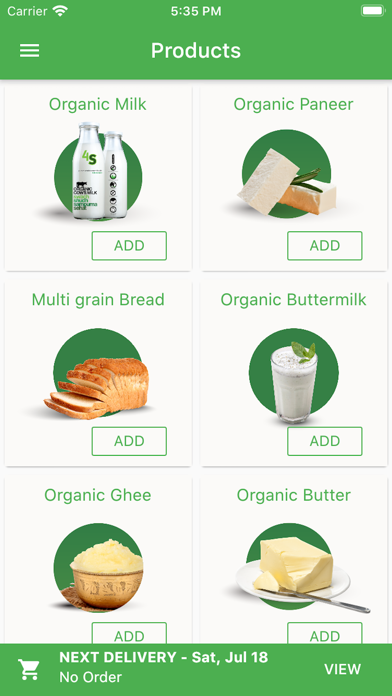 4S Organic Milk Screenshot