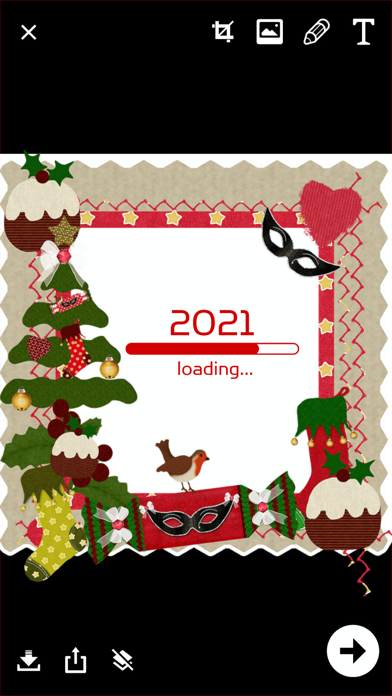 Merry Xmas Card Screenshot
